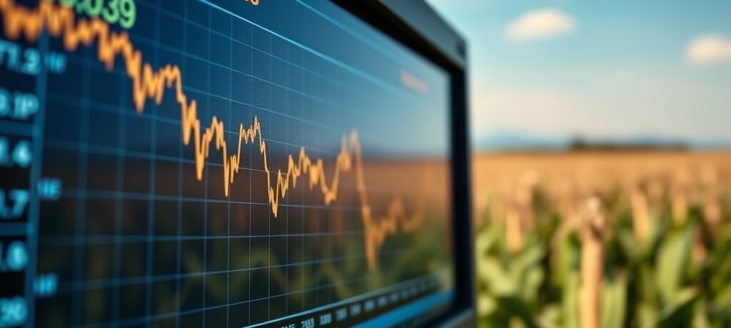 Futures Decline as Crude Oil Drags Corn Lower