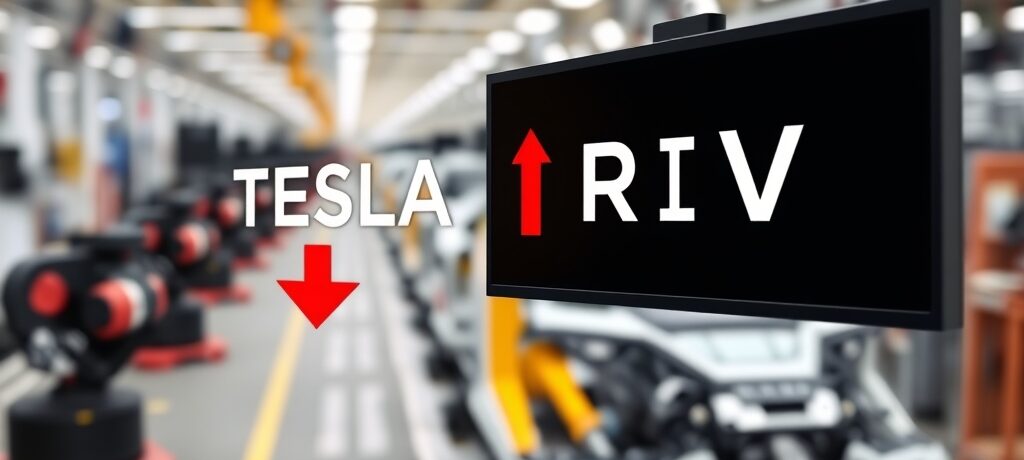 Tesla’s 30% Correction Drags Down EV Sector; Rivian, Tesla Offer Entry Points