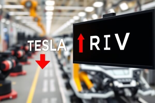 Tesla’s 30% Correction Drags Down EV Sector; Rivian, Tesla Offer Entry Points