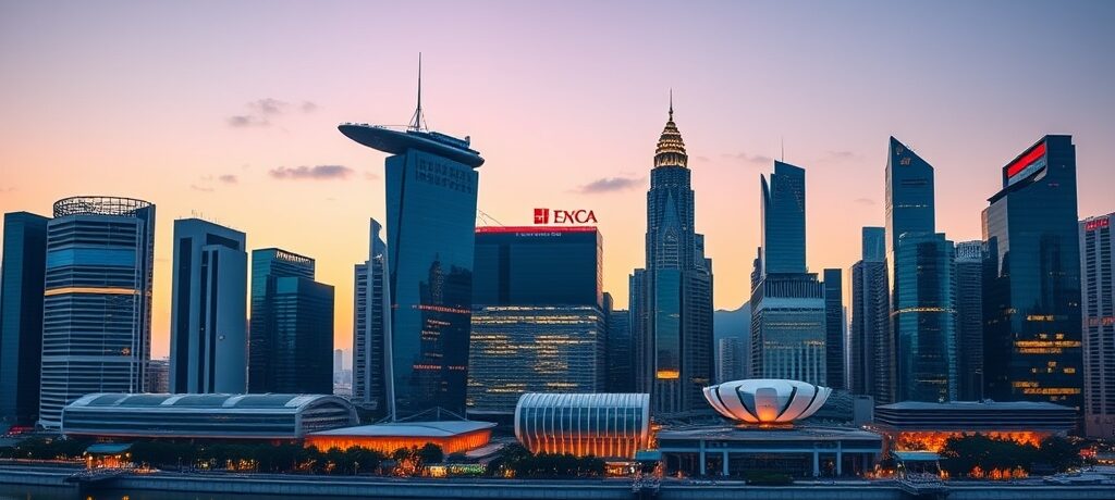 Singapore Equities Near Record Highs on Haven Flows, War Fuels Gains
