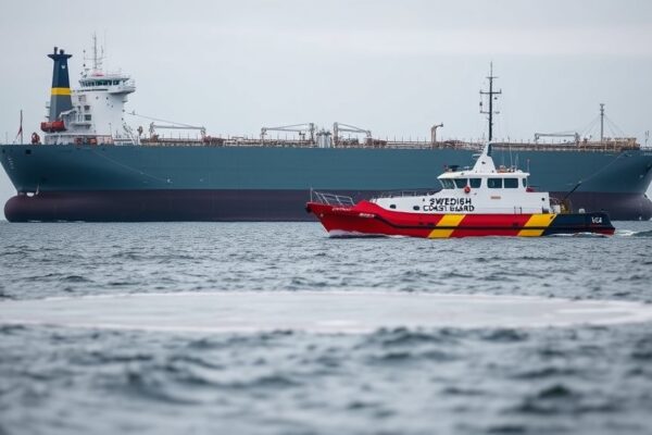 EU-Sanctioned Tanker Seized After Baltic Oil Spill
