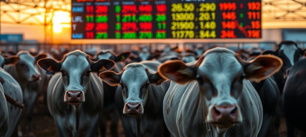 Feeder Cattle Futures Lead Gains as Live Contracts Close Mixed