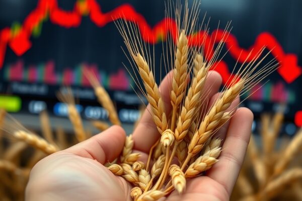 Wheat Futures Decline Sharply on Friday, Weekly Losses Mount