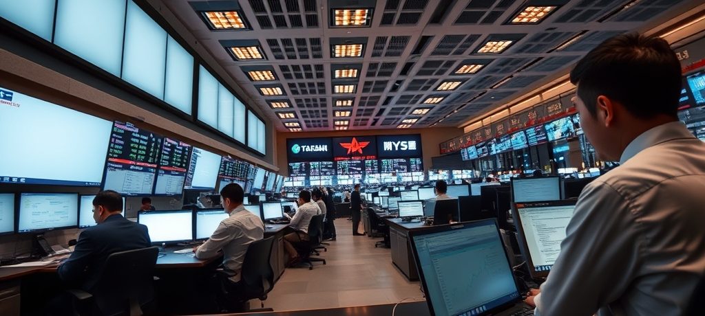 Taiwan Stock Exchange Retreats as Global Headwinds Mount