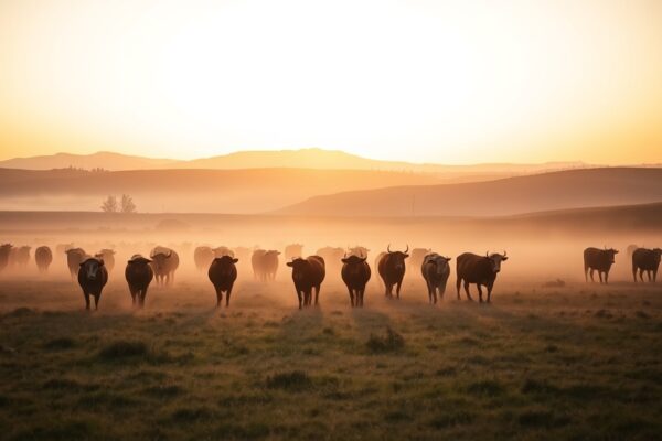 Cattle Futures Gain Despite Pullback from Intraday Highs