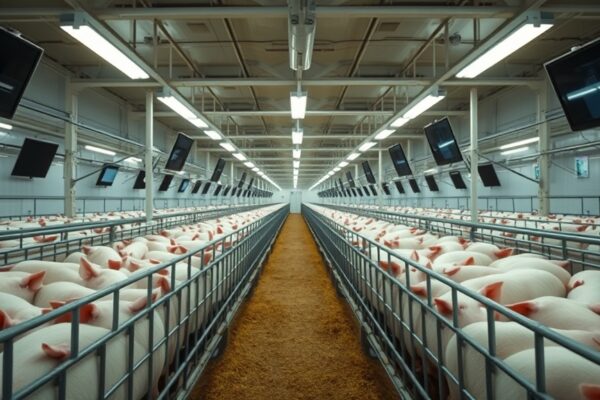 Lean Hog Futures Drop, Iowa Blizzard Slows Slaughter