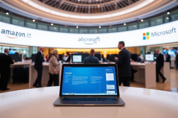 Revenue Trends: Amazon’s Peaks, Microsoft’s Consistent Rise