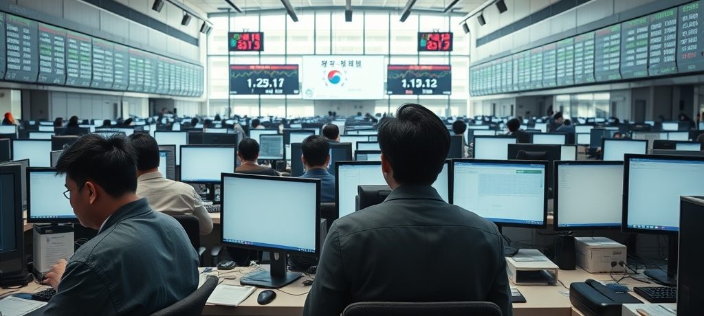 Korean Stocks Plunge 8% as AI Bets Unwind, Threatening Global Rally