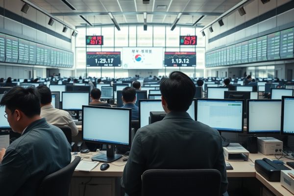 Korean Stocks Plunge 8% as AI Bets Unwind, Threatening Global Rally