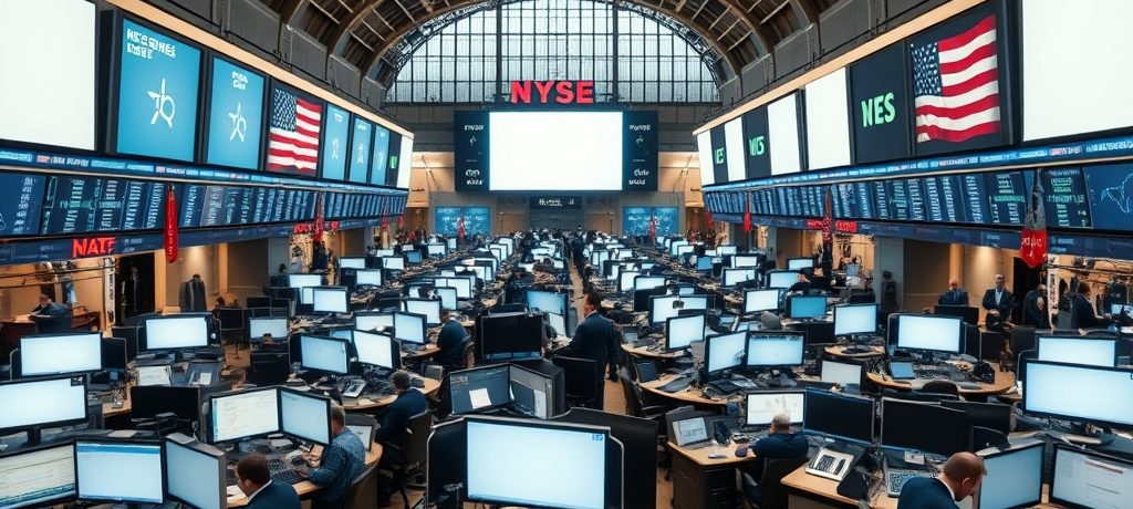 Chipmakers Drag Nasdaq Lower, Dow Hits Record High