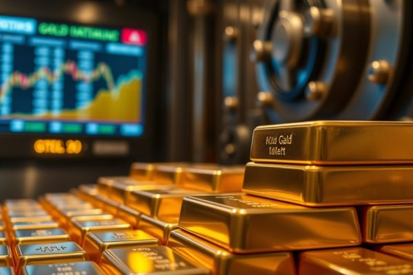 Gold Rises as Dollar, Yields Fall; Iran Talks Fuel Uncertainty